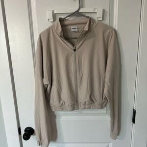 Gymshark Beige Bomber Jacket